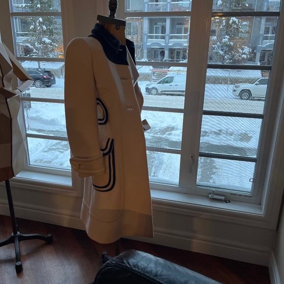 Miu Miu 2015 Collection contrast trim double knit wool coat - Picture 12 of 13